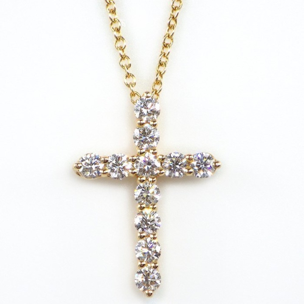 Tiffany Necklace Small Cross Diamond